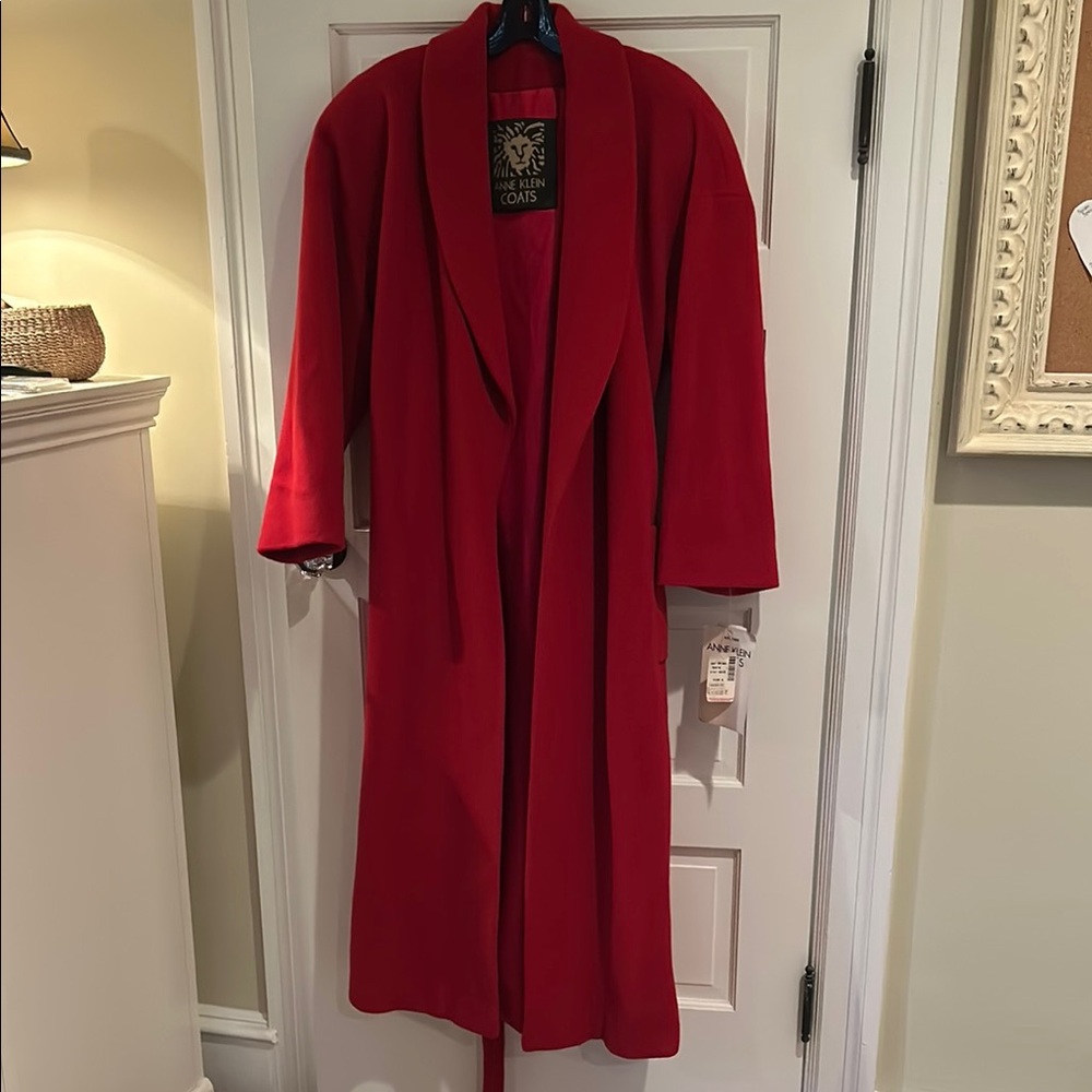 Anne Klein camel hair coat